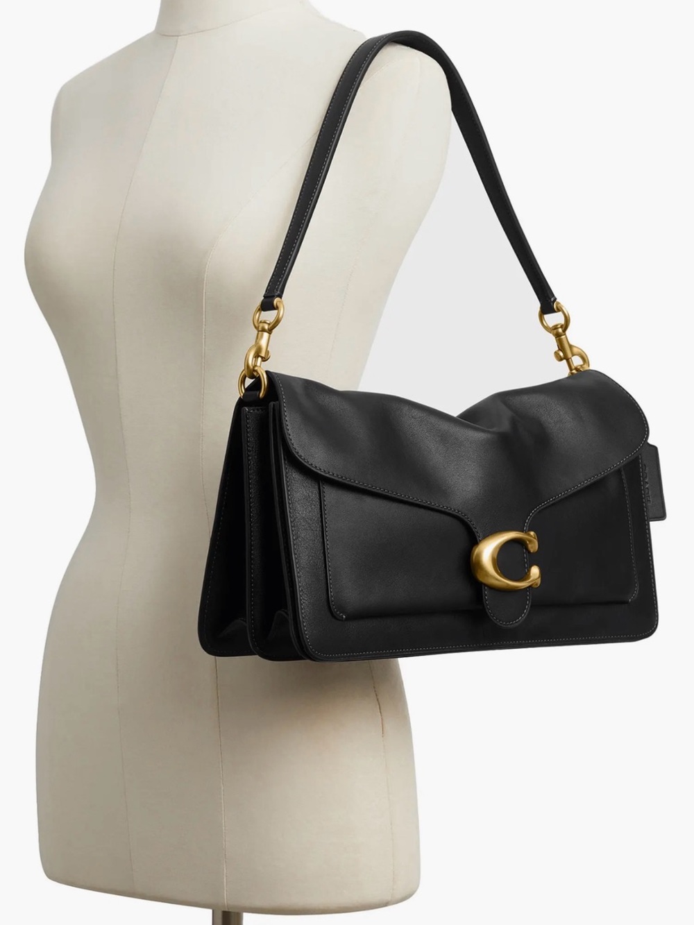 COACH - Tabby 36 Leather Shoulder Bag - Picture 7 of 10